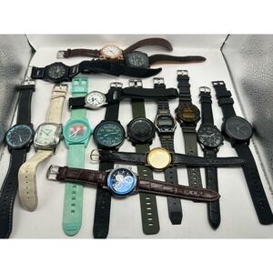 Mixed Brands Mens‎ Watches Lot Of 15 For Parts Or Repair R15